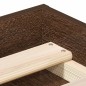 vidaXL Giroletto Rovere Marrone 135x190 cm Double vidaXL Giroletto Rovere Marrone 135x190 cm Double
