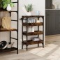 vidaXL Carrello da Cucina Rovere Fumo 53x20x76 cm in Legno Multistrato vidaXL Carrello da Cucina Rovere Fumo 53x20x76 cm in Legno Multistrato