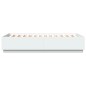 vidaXL Giroletto con Luci LED Bianco 150x200 cm in Legno Multistrato vidaXL Giroletto con Luci LED Bianco 150x200 cm in Legno Multistrato