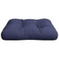 vidaXL Cuscino per Pallet Blu Marino 60x60x12 cm in Tessuto
