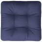 vidaXL Cuscino per Pallet Blu Marino 60x60x12 cm in Tessuto