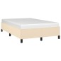 vidaXL Giroletto senza Materasso Crema 120x190cm in Tessuto vidaXL Giroletto senza Materasso Crema 120x190cm in Tessuto