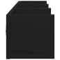 vidaXL Armadietto a Muro Nero 75x18x16,5 cm in Legno Multistrato vidaXL Armadietto a Muro Nero 75x18x16,5 cm in Legno Multistrato