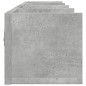 vidaXL Mobili Parete 2 pz Grigio Cemento 99x18x16,5 cm in Multistrato vidaXL Mobili Parete 2 pz Grigio Cemento 99x18x16,5 cm in Multistrato
