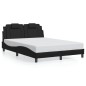 vidaXL Giroletto con Luci LED Nero 140x190 cm in Similpelle vidaXL Giroletto con Luci LED Nero 140x190 cm in Similpelle