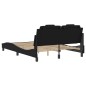 vidaXL Giroletto con Luci LED Nero 140x190 cm in Similpelle vidaXL Giroletto con Luci LED Nero 140x190 cm in Similpelle