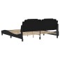 vidaXL Giroletto con Luce LED Nero 180x200 cm in Similpelle vidaXL Giroletto con Luce LED Nero 180x200 cm in Similpelle