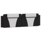 vidaXL Giroletto con LED senza Materasso Nero e Bianco 180x200 cm vidaXL Giroletto con LED senza Materasso Nero e Bianco 180x200 cm
