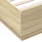 vidaXL Giroletto Rovere Sonoma 160x200 cm in Legno Multistrato vidaXL Giroletto Rovere Sonoma 160x200 cm in Legno Multistrato