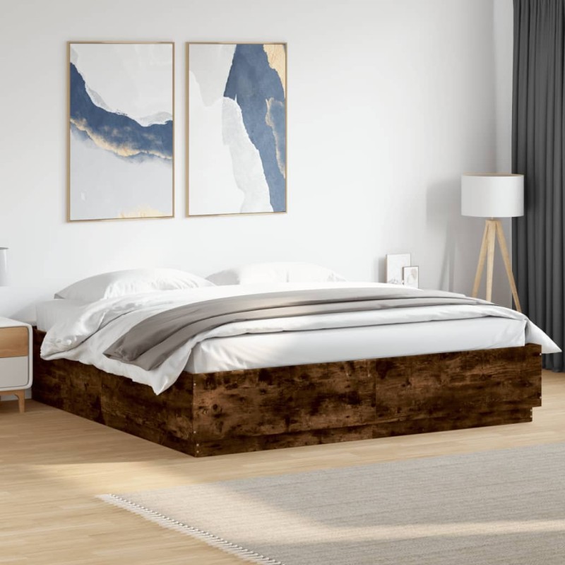 vidaXL Giroletto Rovere Fumo 200x200 cm in Legno Multistrato vidaXL Giroletto Rovere Fumo 200x200 cm in Legno Multistrato