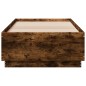 vidaXL Giroletto Luci LED Rovere Fumo 75x190 cm in Legno Multistrato vidaXL Giroletto Luci LED Rovere Fumo 75x190 cm in Legno Multistrato