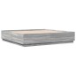 vidaXL Giroletto Grigio Sonoma 180x200 cm in Legno Multistrato