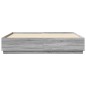 vidaXL Giroletto Grigio Sonoma 180x200 cm in Legno Multistrato
