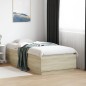 vidaXL Giroletto Rovere Sonoma 75x190 cm in Legno Multistrato vidaXL Giroletto Rovere Sonoma 75x190 cm in Legno Multistrato