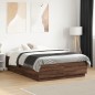 vidaXL Giroletto Rovere Marrone 135x190 cm in Legno Multistrato vidaXL Giroletto Rovere Marrone 135x190 cm in Legno Multistrato