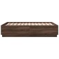 vidaXL Giroletto Rovere Marrone 135x190 cm in Legno Multistrato vidaXL Giroletto Rovere Marrone 135x190 cm in Legno Multistrato