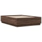 vidaXL Giroletto Rovere Marrone 135x190 cm in Legno Multistrato vidaXL Giroletto Rovere Marrone 135x190 cm in Legno Multistrato