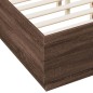 vidaXL Giroletto Rovere Marrone 135x190 cm in Legno Multistrato vidaXL Giroletto Rovere Marrone 135x190 cm in Legno Multistrato