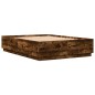 vidaXL Giroletto Rovere Fumo 160x200 cm in Legno Multistrato