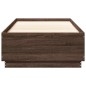 vidaXL Giroletto Rovere Marrone 100x200 cm in Legno Multistrato