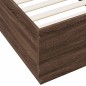 vidaXL Giroletto Rovere Marrone 100x200 cm in Legno Multistrato