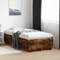 vidaXL Giroletto Rovere Fumo 90x190 cm in Legno Multistrato