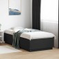 vidaXL Giroletto Nero 100x200 cm in Legno Multistrato