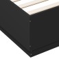 vidaXL Giroletto Nero 140x200 cm in Legno Multistrato vidaXL Giroletto Nero 140x200 cm in Legno Multistrato