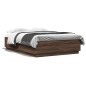 vidaXL Giroletto Rovere Marrone 120x200 cm in Legno Multistrato vidaXL Giroletto Rovere Marrone 120x200 cm in Legno Multistrato