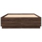 vidaXL Giroletto Rovere Marrone 120x200 cm in Legno Multistrato vidaXL Giroletto Rovere Marrone 120x200 cm in Legno Multistrato