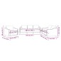 vidaXL Set Divani 3 pz con Cuscini Grigio Chiaro in Tessuto vidaXL Set Divani 3 pz con Cuscini Grigio Chiaro in Tessuto