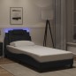 vidaXL Giroletto con Luci LED Nero 90x200 cm in Similpelle vidaXL Giroletto con Luci LED Nero 90x200 cm in Similpelle