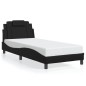 vidaXL Giroletto con Luci LED Nero 90x200 cm in Similpelle vidaXL Giroletto con Luci LED Nero 90x200 cm in Similpelle