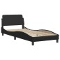 vidaXL Giroletto con Luci LED Nero 90x200 cm in Similpelle vidaXL Giroletto con Luci LED Nero 90x200 cm in Similpelle