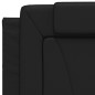 vidaXL Giroletto con Luci LED Nero 90x200 cm in Similpelle vidaXL Giroletto con Luci LED Nero 90x200 cm in Similpelle
