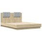 vidaXL Giroletto Testiera Rovere Sonoma 140x190 cm Legno Multistrato vidaXL Giroletto Testiera Rovere Sonoma 140x190 cm Legno Multistrato