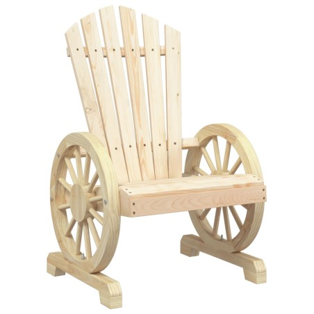 vidaXL Sedia da Giardino Adirondack in Legno Massello di Abete