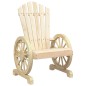 vidaXL Sedia da Giardino Adirondack in Legno Massello di Abete vidaXL Sedia da Giardino Adirondack in Legno Massello di Abete