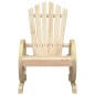 vidaXL Sedia da Giardino Adirondack in Legno Massello di Abete vidaXL Sedia da Giardino Adirondack in Legno Massello di Abete