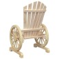 vidaXL Sedia da Giardino Adirondack in Legno Massello di Abete vidaXL Sedia da Giardino Adirondack in Legno Massello di Abete