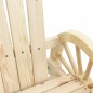 vidaXL Sedia da Giardino Adirondack in Legno Massello di Abete vidaXL Sedia da Giardino Adirondack in Legno Massello di Abete