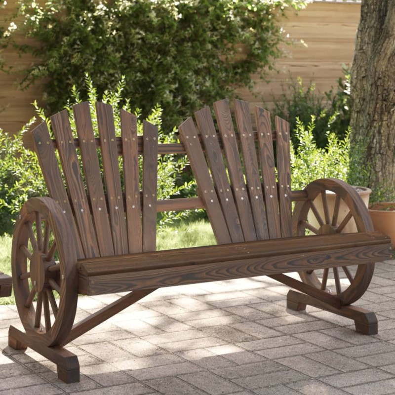 vidaXL Sedia da Giardino Adirondack 2 Posti in Legno Massello di Abete vidaXL Sedia da Giardino Adirondack 2 Posti in Legno Massello di Abete