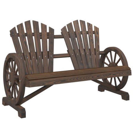 vidaXL Sedia da Giardino Adirondack 2 Posti in Legno Massello di Abete