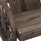 vidaXL Sedia da Giardino Adirondack 2 Posti in Legno Massello di Abete vidaXL Sedia da Giardino Adirondack 2 Posti in Legno Massello di Abete