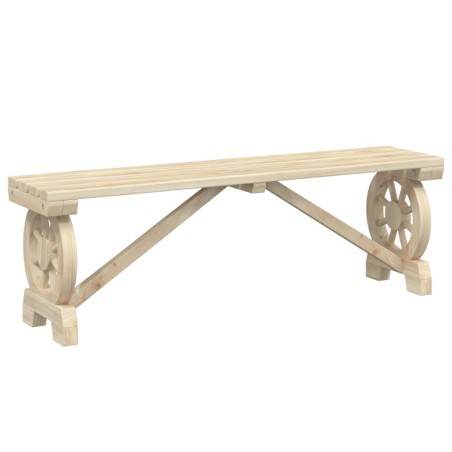 vidaXL Panca da Giardino 115 cm in Legno Massello di Abete