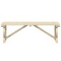 vidaXL Panca da Giardino 115 cm in Legno Massello di Abete vidaXL Panca da Giardino 115 cm in Legno Massello di Abete