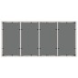 vidaXL Tavolo Giardino Piano in Vetro Bianco 190x90x75 cm Polyrattan vidaXL Tavolo Giardino Piano in Vetro Bianco 190x90x75 cm Polyrattan