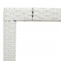 vidaXL Tavolo Giardino Piano in Vetro Bianco 190x90x75 cm Polyrattan vidaXL Tavolo Giardino Piano in Vetro Bianco 190x90x75 cm Polyrattan