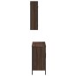 vidaXL Set Mobili da Bagno 2 pz Rovere Marrone in Legno Multistrato vidaXL Set Mobili da Bagno 2 pz Rovere Marrone in Legno Multistrato