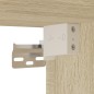 vidaXL Set Mobili da Bagno 3 pz Rovere Sonoma in Legno Multistrato